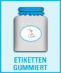 Gummierte Etiketten